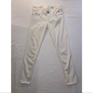 Lilly Pulitzer Worth Skinny Mini White Pants